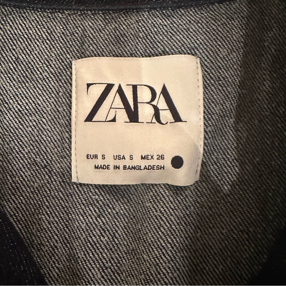 Zara Dark Navy Denim Jumpsuit - Picture 3 of 7